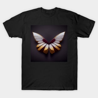 red, diamond and gold butterfly 02 T-Shirt